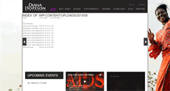 Desktop Screenshot of dianahopeson.com